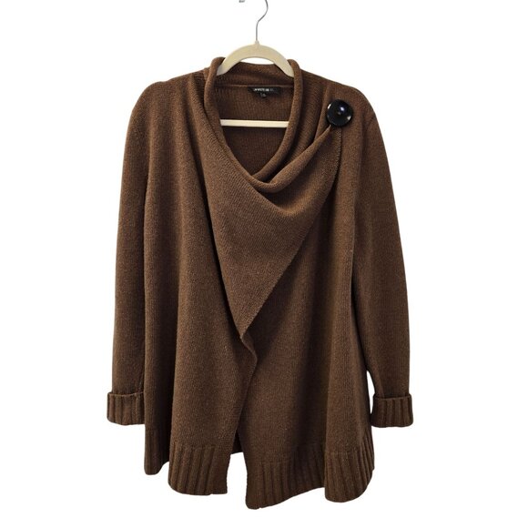 Lafayette 148 New York Wool & Cashmere Blend Wrap Poncho Sweater Size Small - Picture 1 of 5